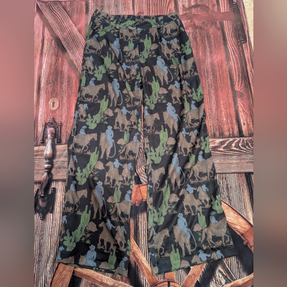 Ladies 2 Fly Co. Wide Leg Trouser Western